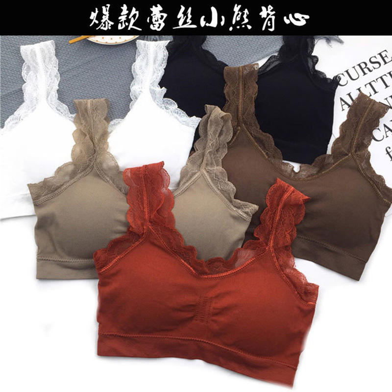 Lace Bralette Set - Soutien-gorge de sport sans couture en