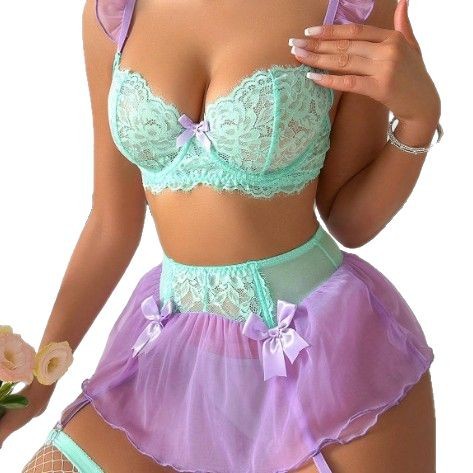 Ensemble de lingerie sexy en d - Lace Bralette Set avis et prix